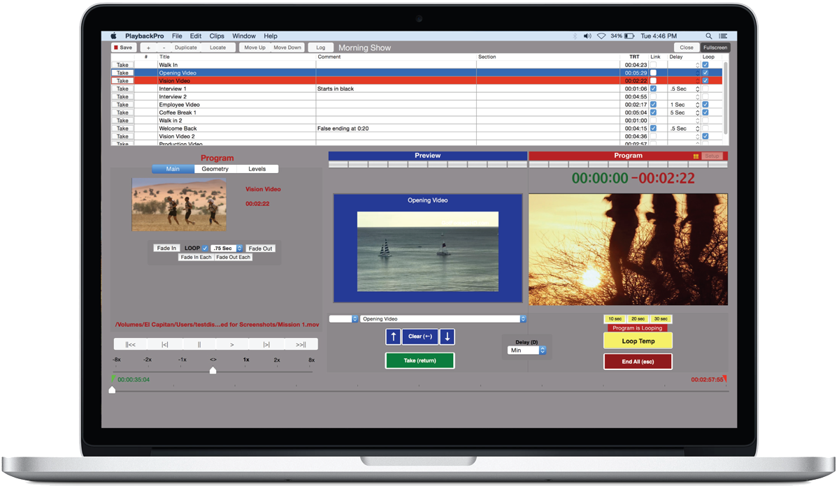 playbackpro plus from dtvideolabs